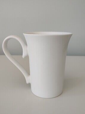 Starbucks White Mug Flare Rim Scroll Handle - Starbucks Coffee Company Cup